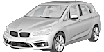 BMW F45 B0710 Fault Code